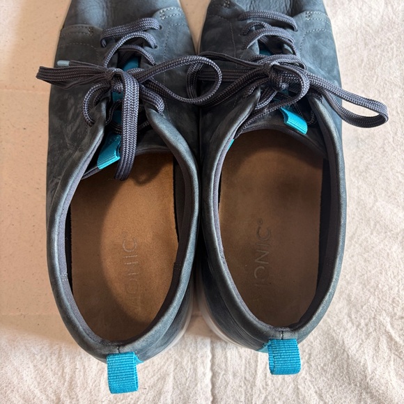 Vionic Paisley Navy Suede Sneakers Size 9 Comfort Shoes